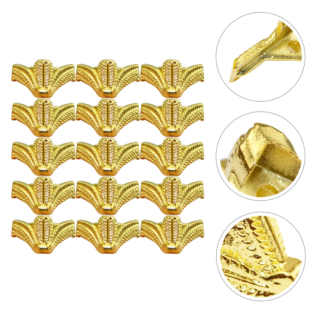 

24Pcs Decorative Alloy Legs Strong Zinc Support Feet for Furniture Sofa Gift Box Heightening Accessories Replacement Leg Pads