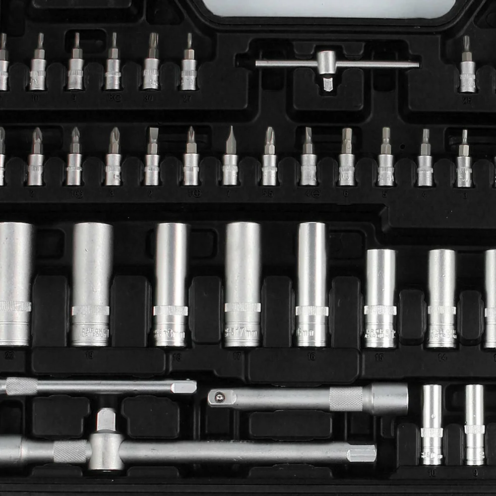 108-teiliges/171-teiliges/227-teiliges Ratschenschlüssel-Set Autoreparatur-Werkzeug Drehmomentschlüssel-Kombi-Kit Ratschenschlüssel Schraubendreher-Bits – Detail 7