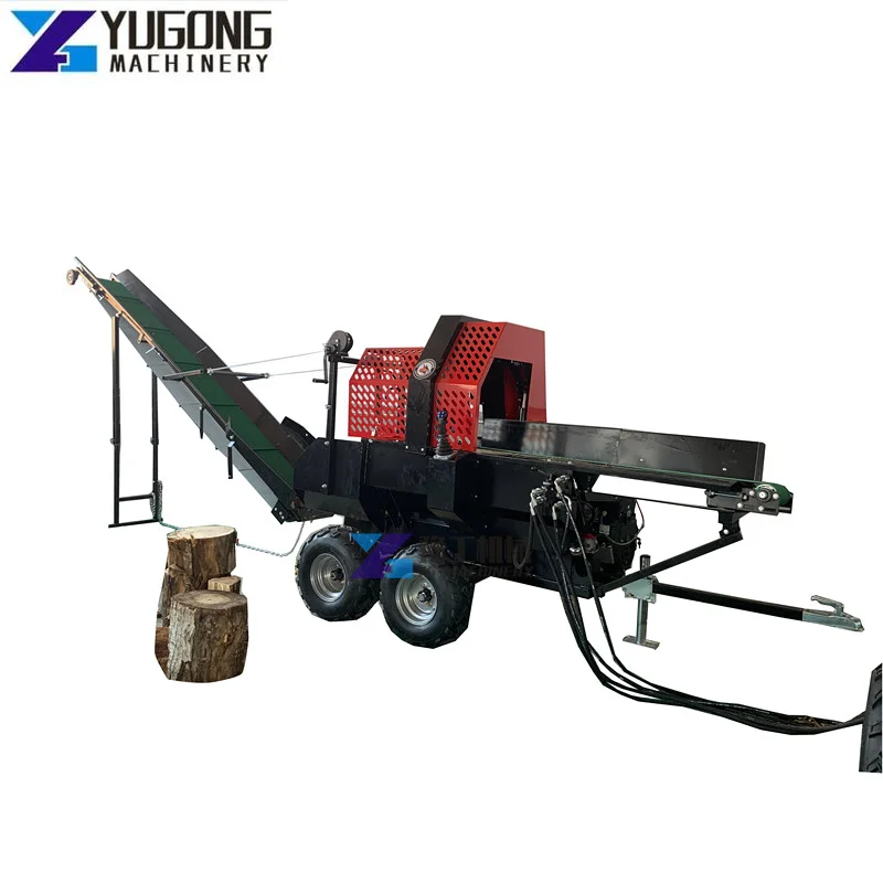 2021RIMA 30Ton RM500JOY Automatic Gasoline Firewood Processor Log Splitter Wood Cutting Machine with Joystick