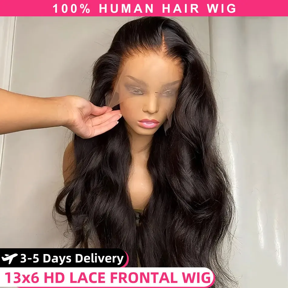 40 inch Lace Front Wig Human Hair Body Wave 13x6 hd Lace Frontal Wig Body Wave Human Hair Wigs 13x4 Lace Front Wig