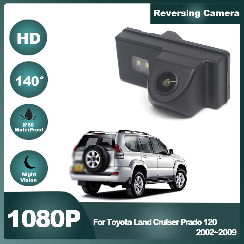 

CCD HD Fisheye Rear View Camera For Toyota Land Cruiser Prado 120 2002 2003 2004 2005 2006 2007 2008 2009 Car Backup Monitor