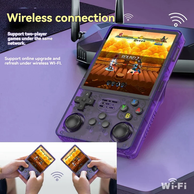 

R36S PIUS 64GB Game Console, 4 inch IPS, Dual 3D Joystick EJAS