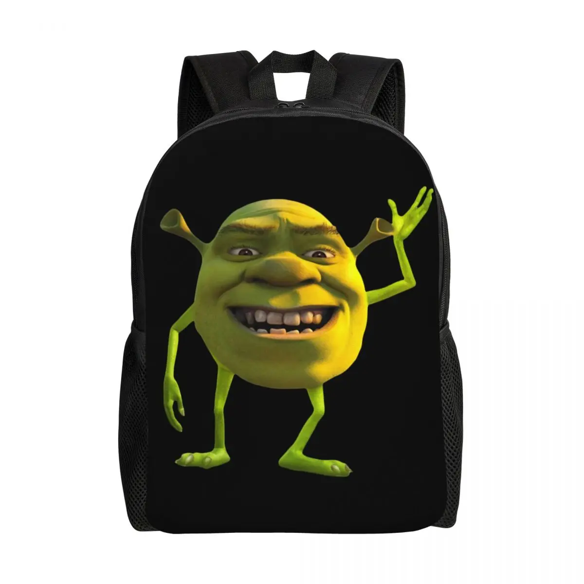 Custom Shrek Wazowski Classic Laptop Backpack Women Men Basic Bookbag for School College Students Bags