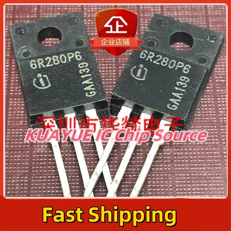 10PCS-30PCS/ 6R280P6  IPA60R280P6  TO-220F  650V 39A   Fast Shipping Quality Guarantee