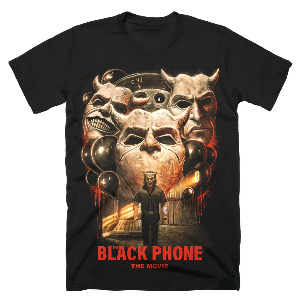 تي شيرت Black Phone 2 The Dream Is Real SP تي شيرت سلسلة الأفلام تي شيرت برقبة دائرية وأكمام قصيرة قميص للرجال/النساء ملابس علوية عصرية للهالوين #1