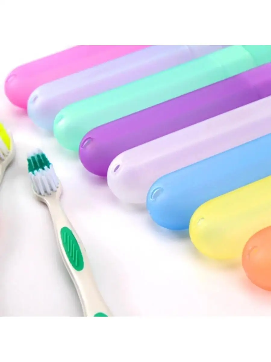 1PC Portable Travel Hiking Camping Toothbrush Holder Case Box Tube Cover Toothbrush Protect Holder Case Random Color