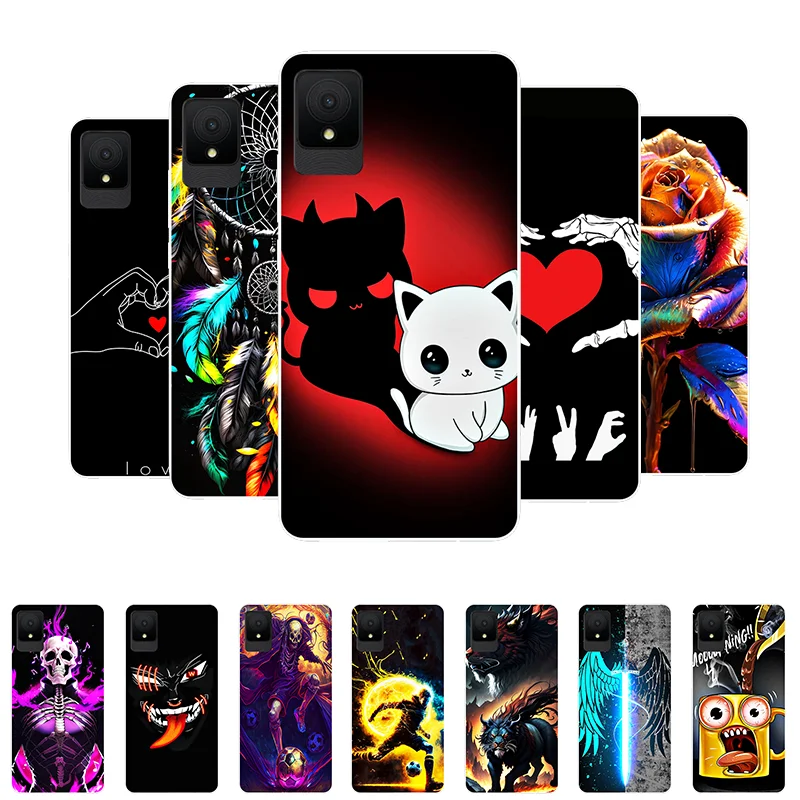 For TCL K11 Case K 11 Funny Cute Silicone Soft Back Cases for TCL K11 T432W Cover TCLK11 Shockproof Bumper