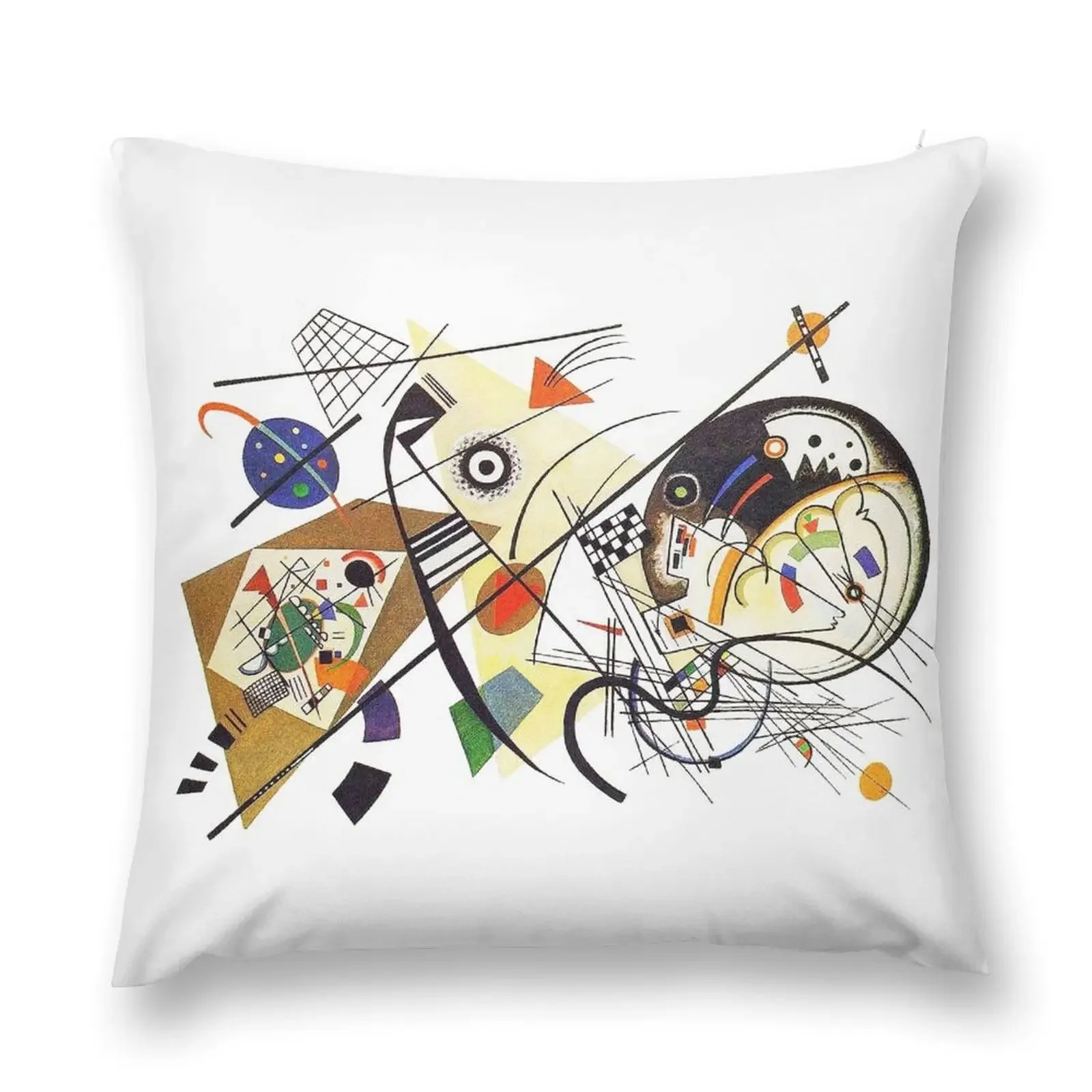 HD. Transverse Line (1923), by Wassily Kandinsky Throw Pillow pillows decor home luxury decor pillow