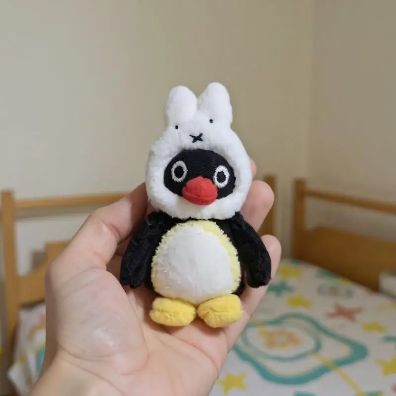 1 قطعة كيرينغ ملصق رائعتين البطريق أنيمي فروي دمية قلادة منضدية تمثال هدية عيد ميلاد الطفل لتقوم بها بنفسك التشذيب