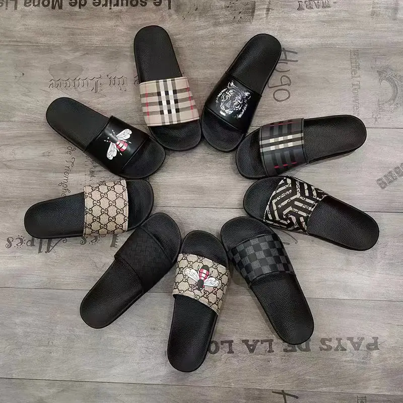 

Vietnam Cambodia Beach Sandals 2026 Southeast Asian New Men's and Women's Flat Flat Printed One Word External Slippers