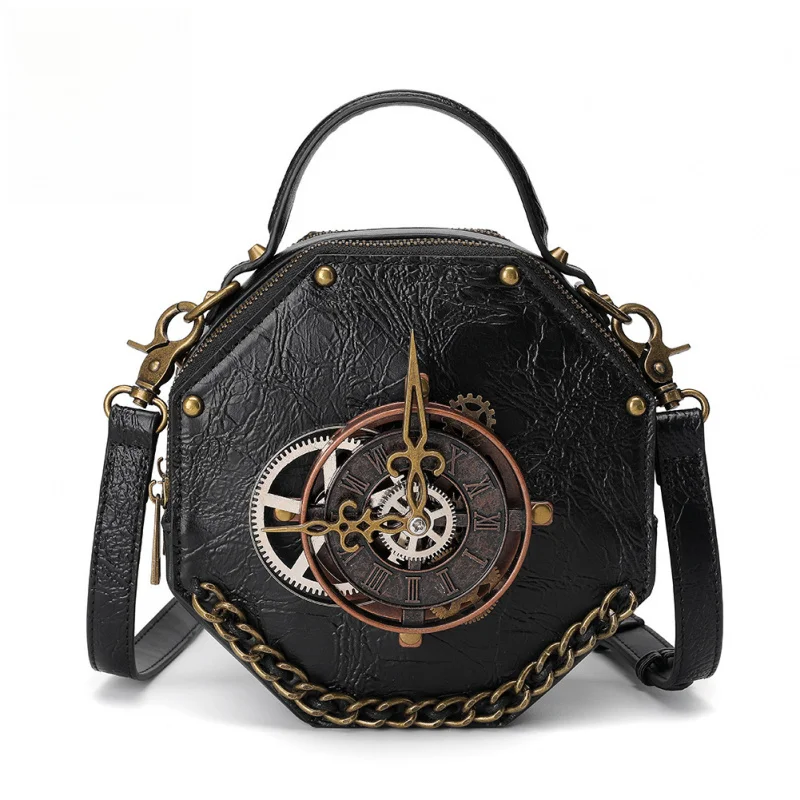 

Punk Industrial Retro Style Women's Shoulder Crossbody Niche Hand Holding Crossbody Bag