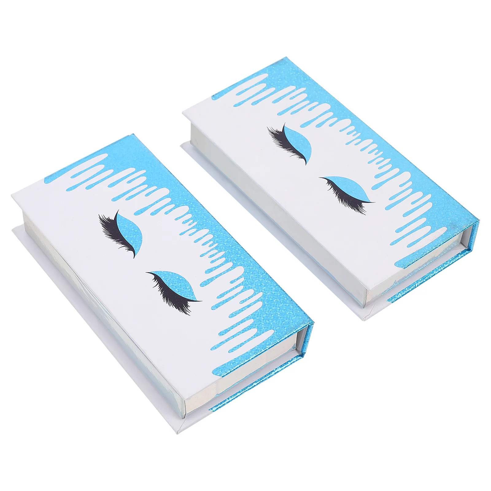 2 stuks valse wimper opbergdoos mooie papieren hoes grote capaciteit wimper organisator lichtgewicht draagbaar voor cadeau