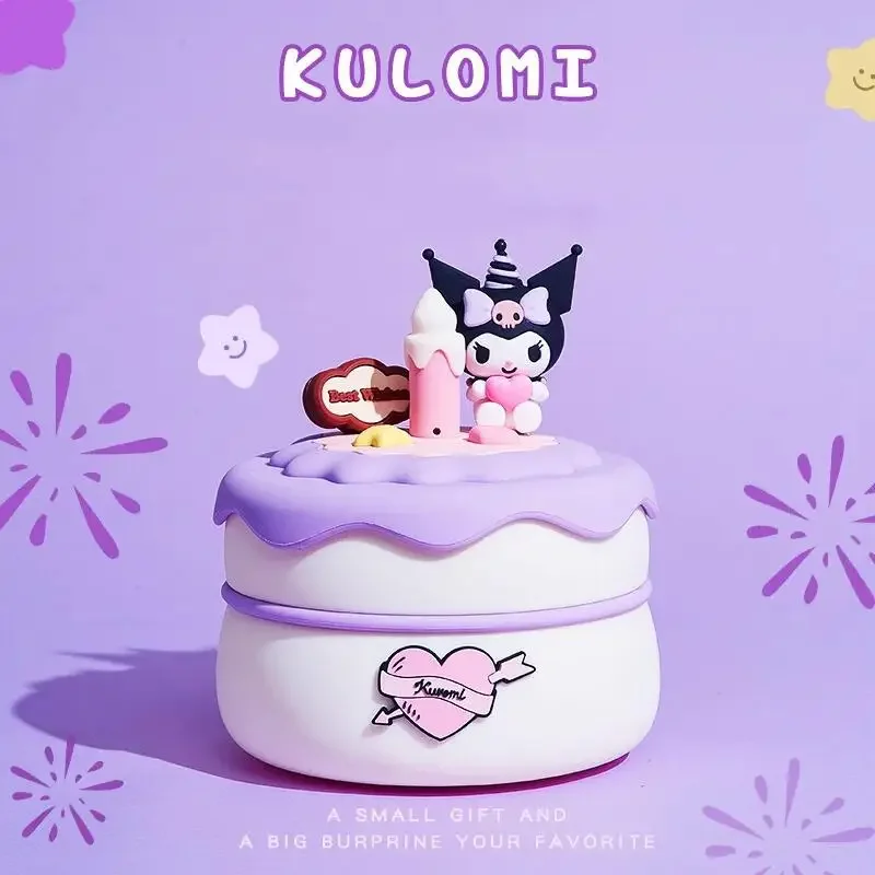 

Sanrio Kuromi Night светильник милый мультяшный Коричный цвет 3 цвета прикосновение изменение цвета глаз защита глаз модные товары для дома подарки