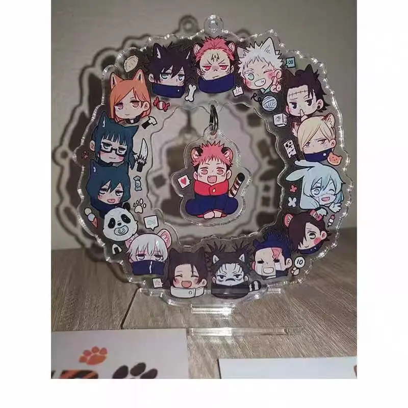 Anime Jujutsu kassen Inumaki Toge Cosplay akrilik indah ornamen Desktop liontin tanda berdiri Ambitus