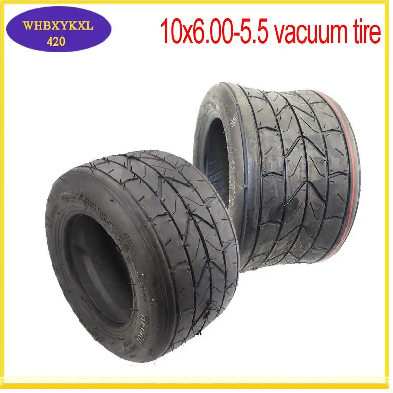 Good quality 10 inch widened tire 10x6.00-5.5 for motorcycle vacuum Road tire tubeless tire wheel