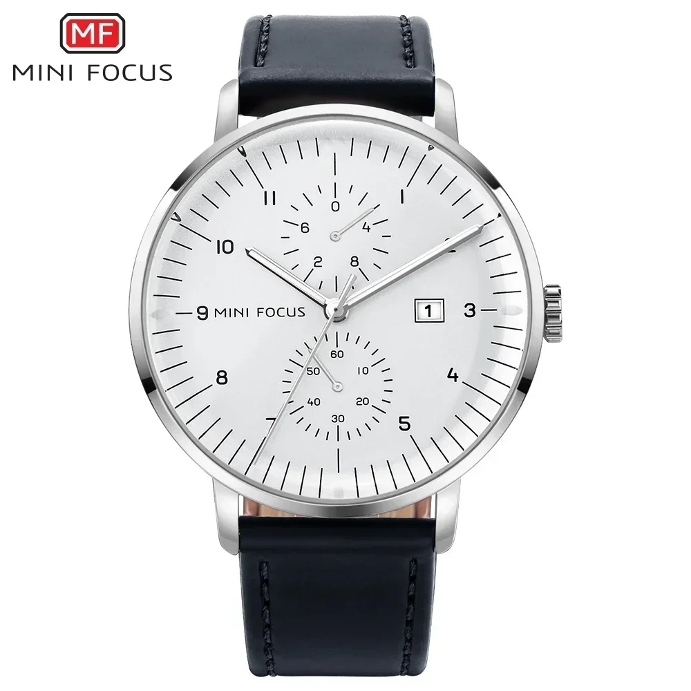 

MINI FOCUS 0052G модные роскошные мужские часы простые водонепроницаемые кварцевые часы с календарем для мужчин Relojes Para Hombres Reloj Hombre