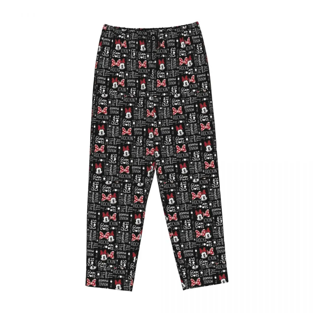 Custom American TV Animation Mickey Mouse pigiama pantaloni Sleepwear donna elastico in vita Sleep Lounge Bottoms con tasche