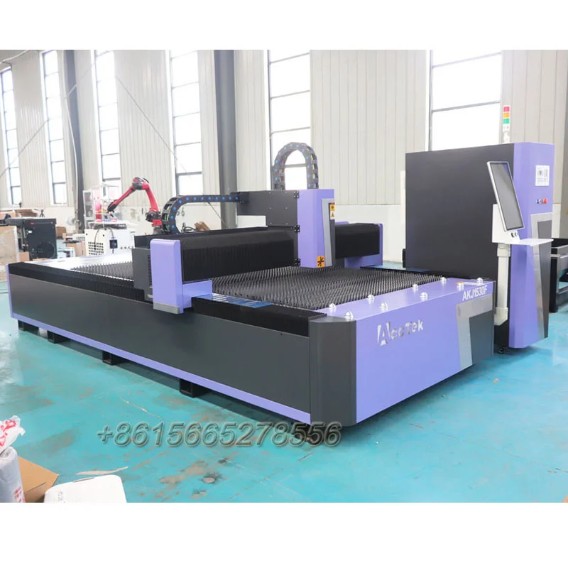 AccTek 3kw 3015 Fiber Optic Equipment Laser Cutter Carbon Metal Fiber Laser Cutting Machines For Stainless Steel