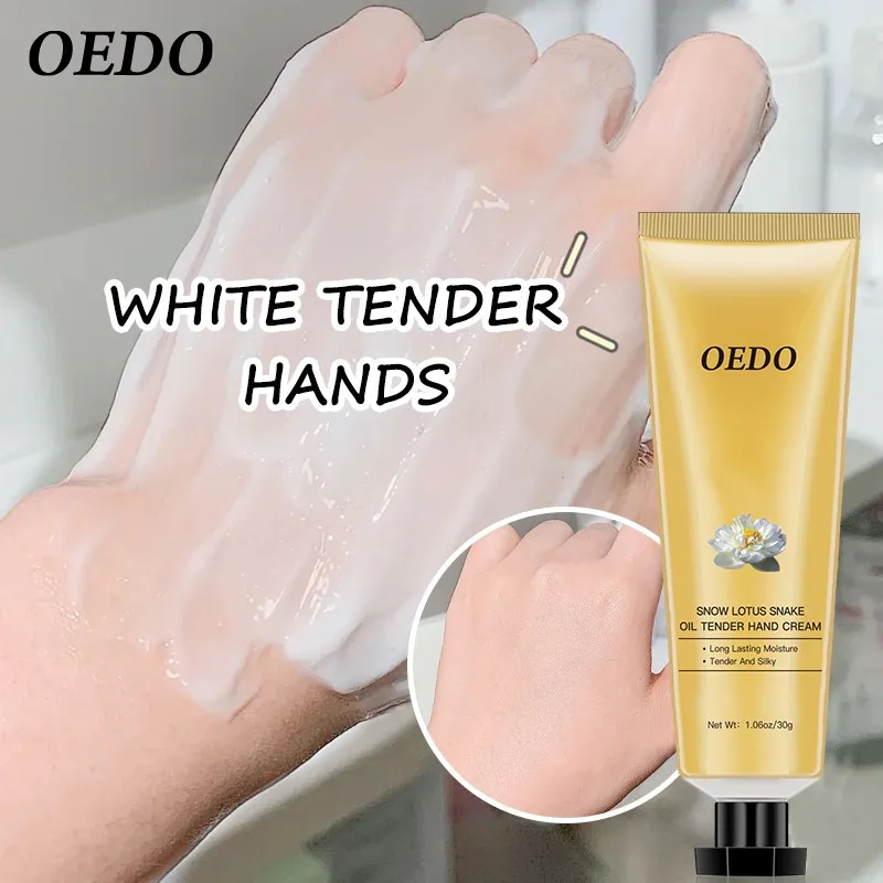 OEDO Snow Lotus Snake Oil Tender Hand Cream Moisturizing  Nourishing Tender And Silky Anti-chapping Remove wrinkle Hand cream