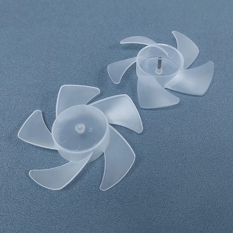 Transparent Plastic Fan Hair Dryer Universal High-power Motor Plastic Fan 5 Fan Replacement