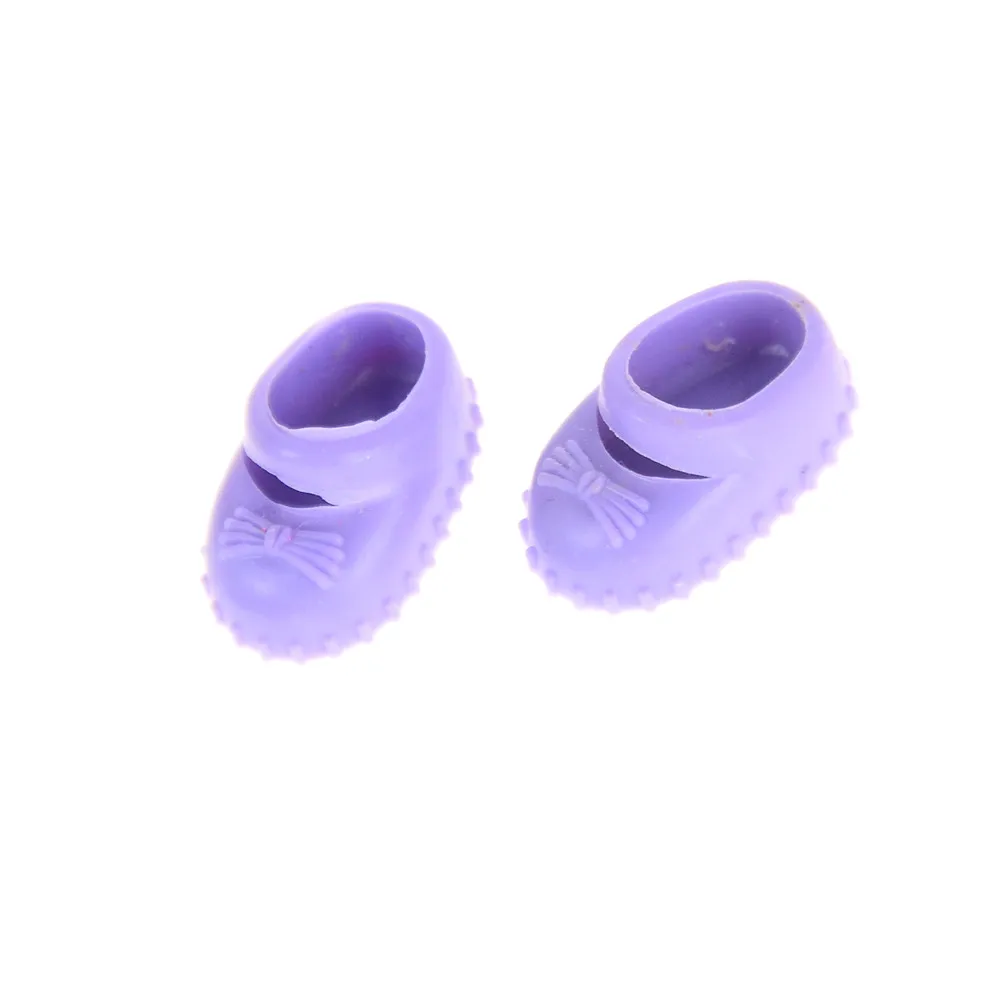 Hot Sale [Random Color]5Pairs 12cm Doll Shoes Accessories Kelly Doll Confused Doll Shoes Kids Gift Toy
