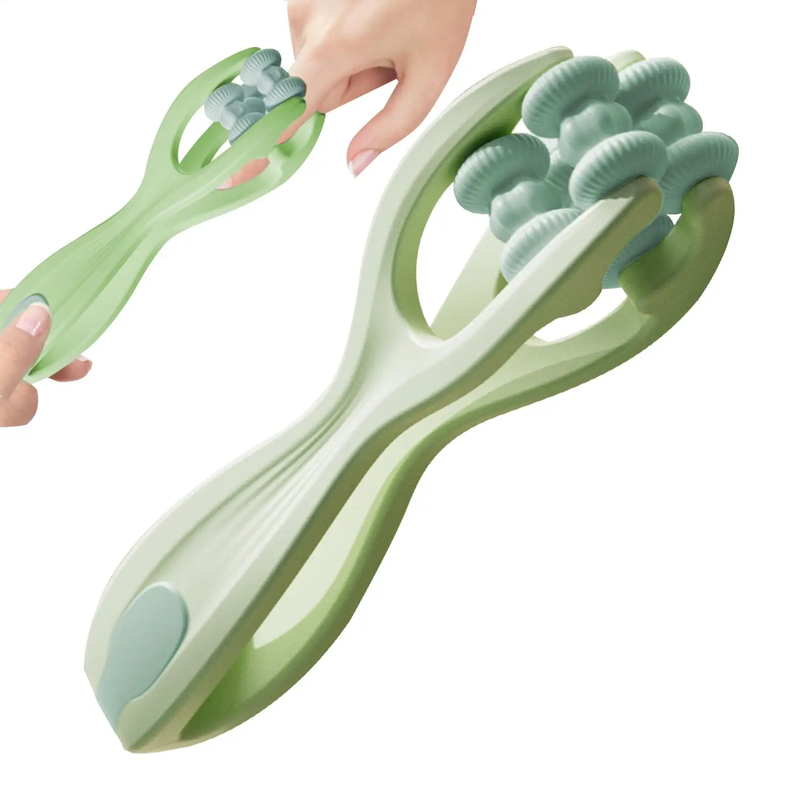 Portable Finger Massager Dual-Row Roller Design Easy Use Relieve Finger Fatigue Promote Blood Circulation Roller Finger Massager