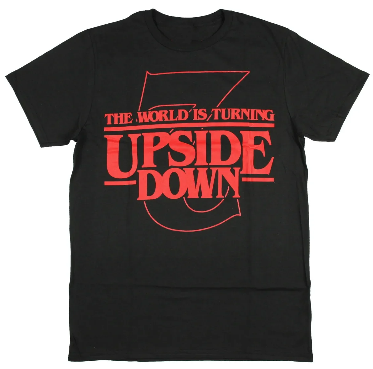 The World Is Turning Upside Down Season 2 T-Shirt 100% Cotton O-Neck Summer Short Sleeve Casual Mens T-shirt Size S-3XL