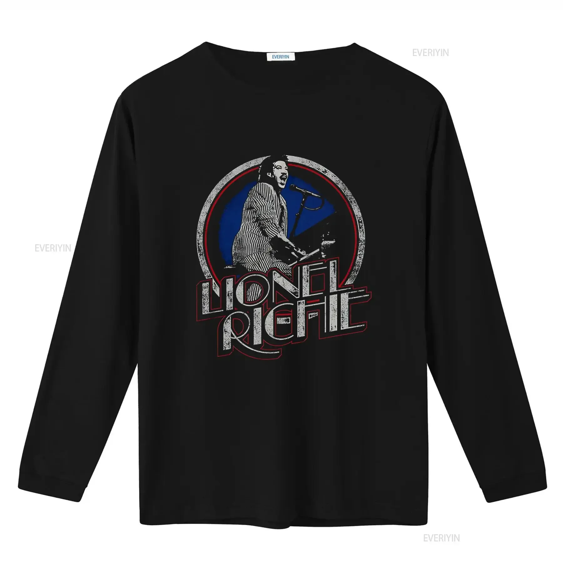 Lionel Richie Live Performance T Shirt New Official Merchandise vintage Washed streetwear fashion Casual Versatile Comfortable
