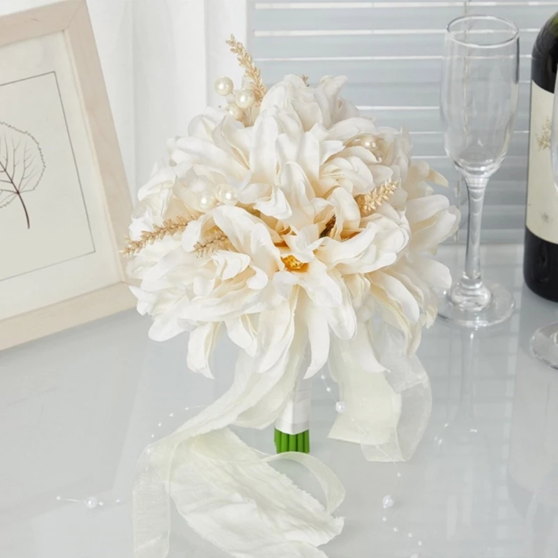 Decorazioni nuziali con fiori artificiali per cerimonia, anniversario