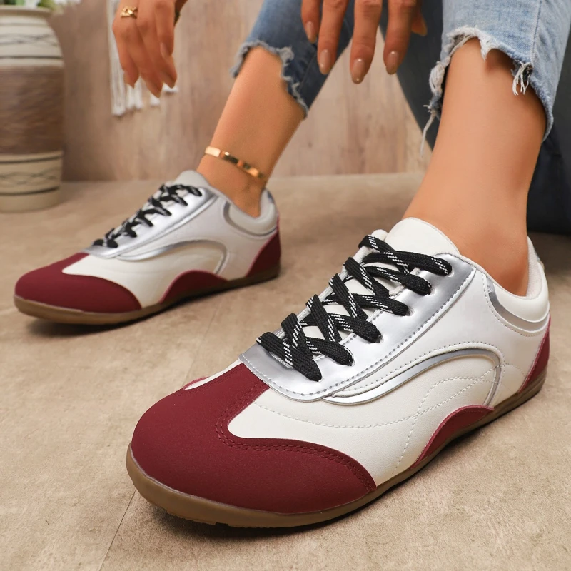 

Fashion Non-slip Women Sneakers Breathable Casual Running Shoes Comfortable Ladies Sports Shoes Plus Size Outdoor Flat Trainers
