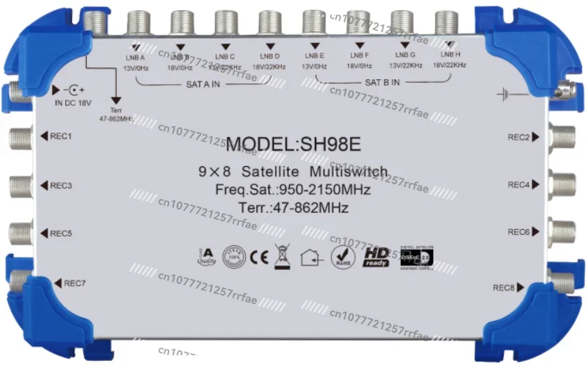 Factory price  9x8 9x12 9x9x12 cable tv multiswitch/satellite multiswitch satellite tv receiver 950-2150MHz