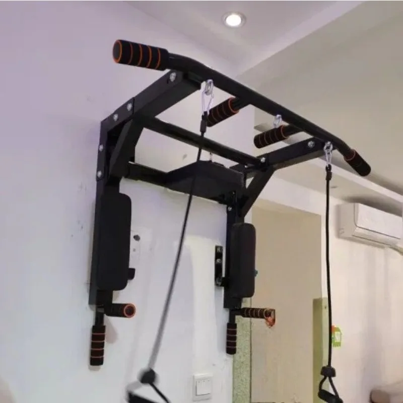 Wall Mounted Pull Up Bar Heavy Duty Chin Up Bar Fitness Training Equipment Home Gym Workout, Horizontal Bar Core Strength