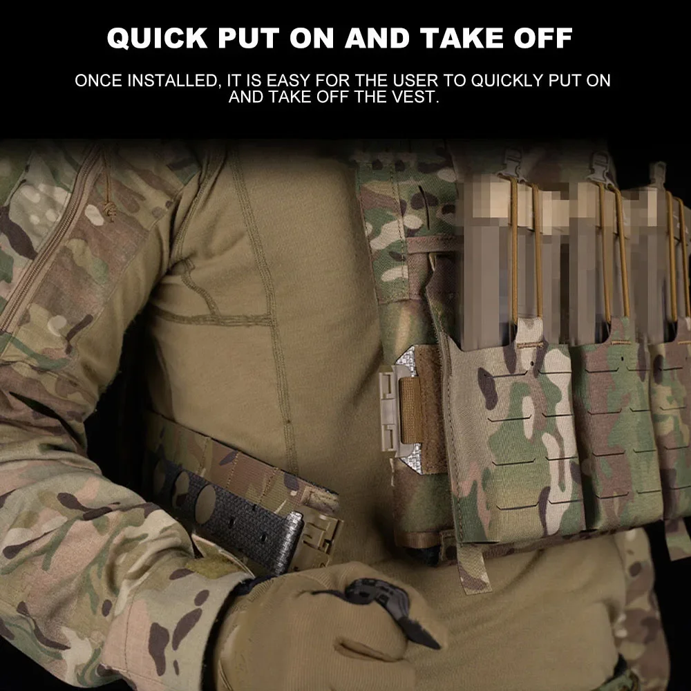 2Pcs Style 3Ac Kit Side Wall Quick Release Clasp for FCPC V5 Tactical Vest Cummerbunds Imported Tegris