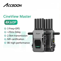 Accsoon CineView Master 4K Wireless Video Transmission System Below 25ms Delay 2.5km Extended Ran 4K60 Image Transmission