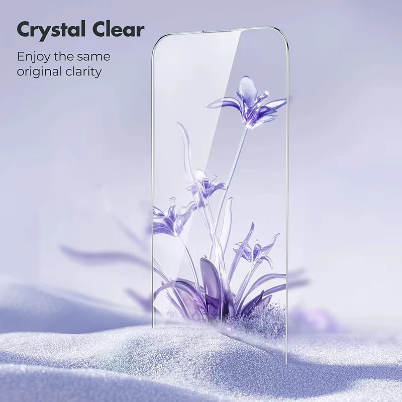1-5 Stück HD-Fingerabdruck-Entsperr-Displayschutzfolie für Xiaomi 17 Pro Max 17 17 15, gehärtetes Glas, vollständige Abdeckung – Detail 2