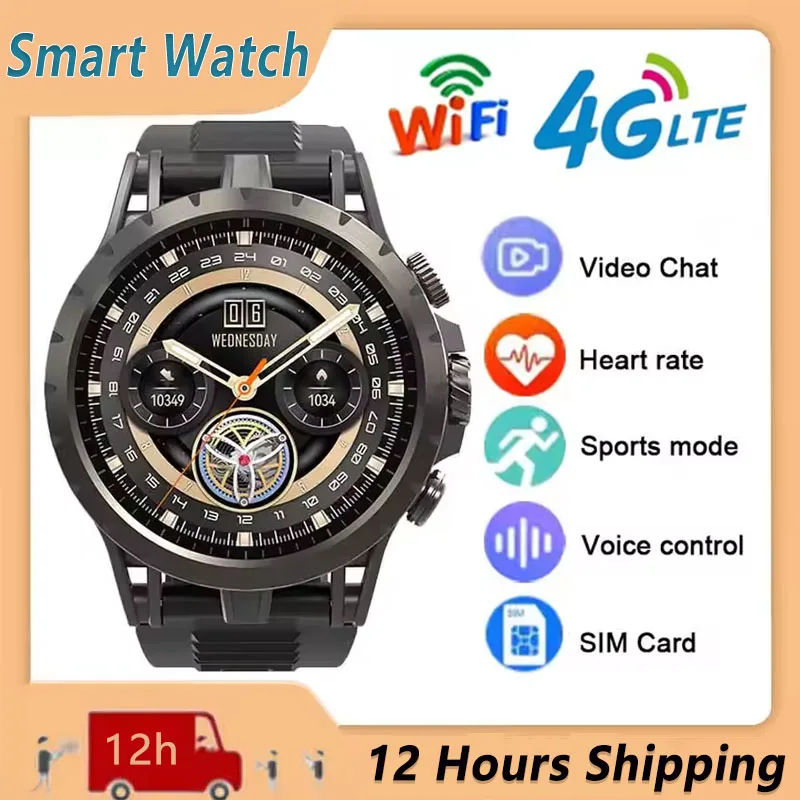 

Q85 Smart Watch 4G With Android 9.0 5MP Rotating Camera GPS WIFI Google Play Store Video Call 128GB Rom Smartwatch For Men