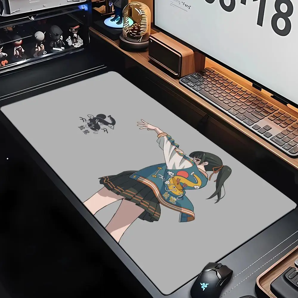 

Anime girl desktop decorative pad office Mouse Pad Desk Mat Gaming mat gamer pc accessories rubber anti-slip keypad mousepad