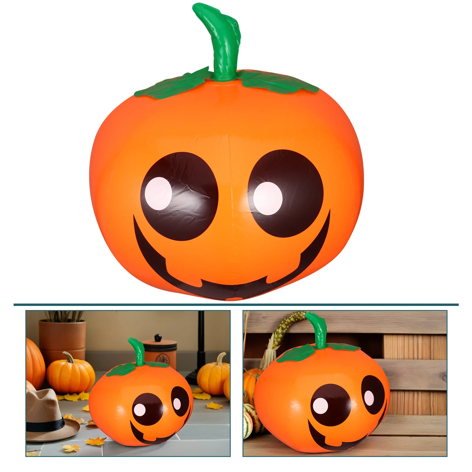 

Halloween Inflatable Pumpkin Balloons PVC Material Safe No Leak Air Party Decoration Pumpkin Balloon Halloween Balloon