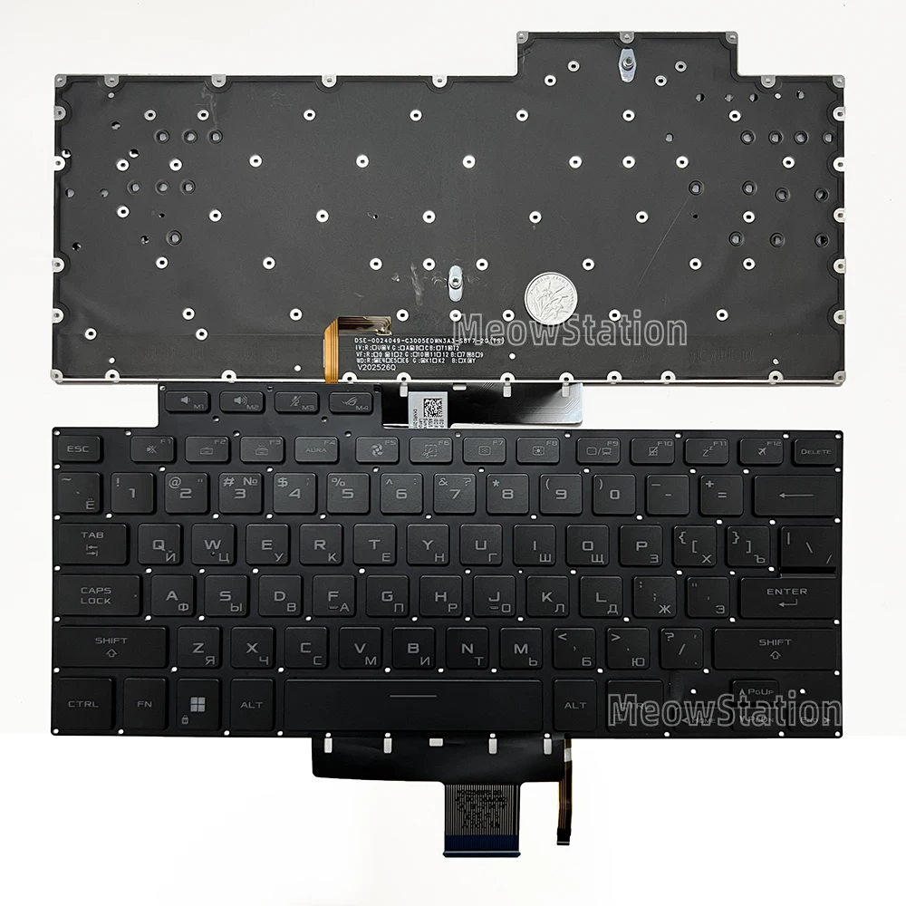 

Russian/US RGB Backlit Keyboard For ASUS ROG Flow X16 GV601VV GV601 GV601RW GV601RM GV601RE GV601VI GV601VU