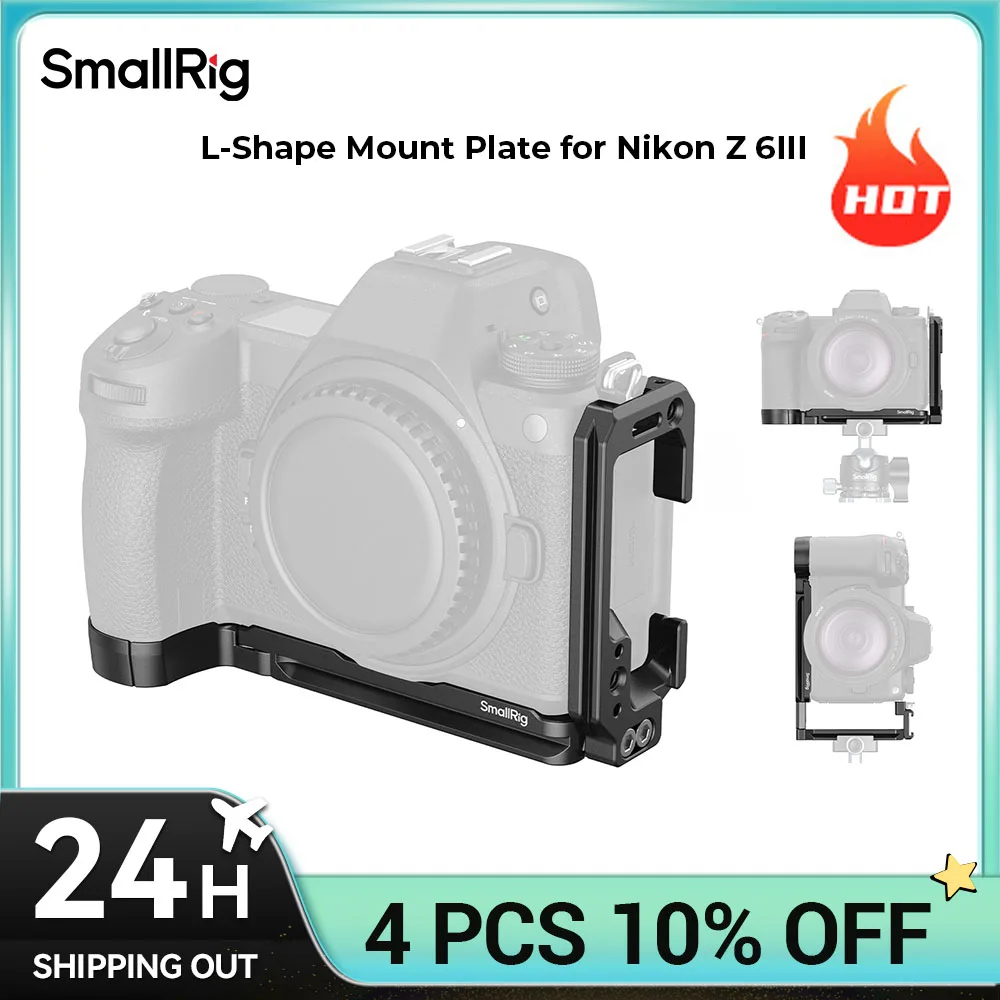 SmallRig L Plate for Nikon Z 6III, L-Bracket for Arca-Swiss, with 1/4\