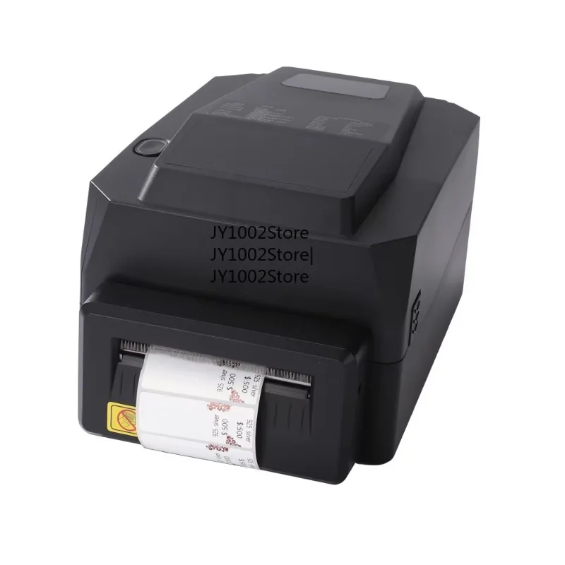 New 4inch 110mm Thermal Transfer Label Printer Shipping Label Printer Barcode QR Code Printing