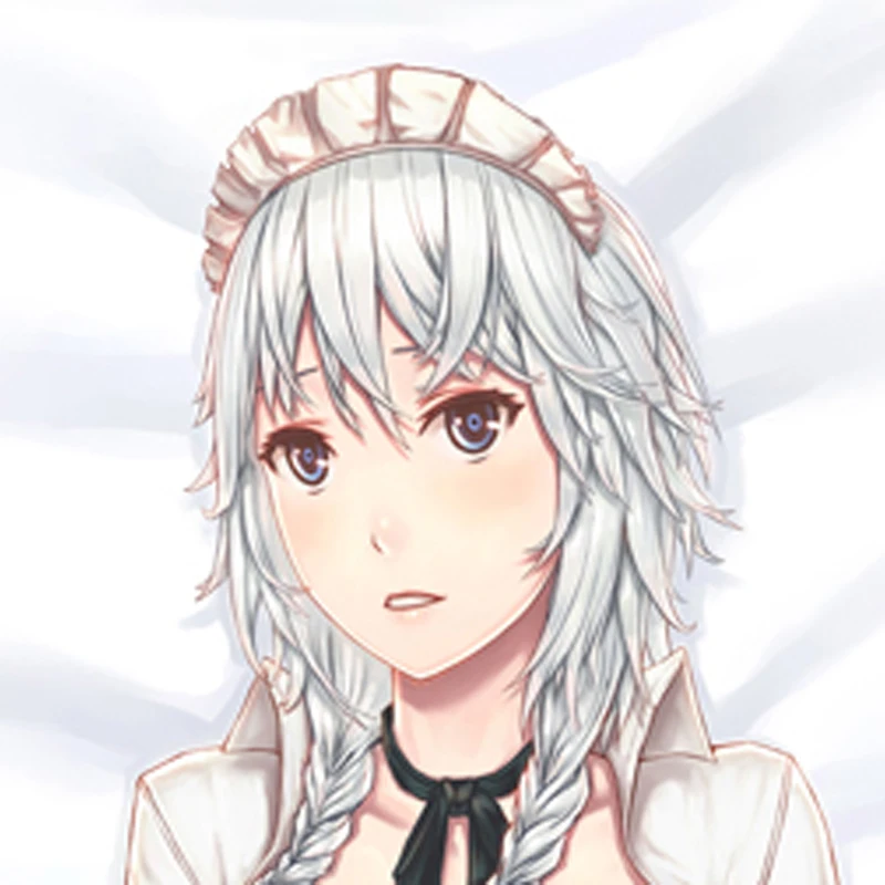 

New Pattern Anime Sakuya Izayoi Dakimakura Hugging Body Pillow Cover Case double-sided printing‌