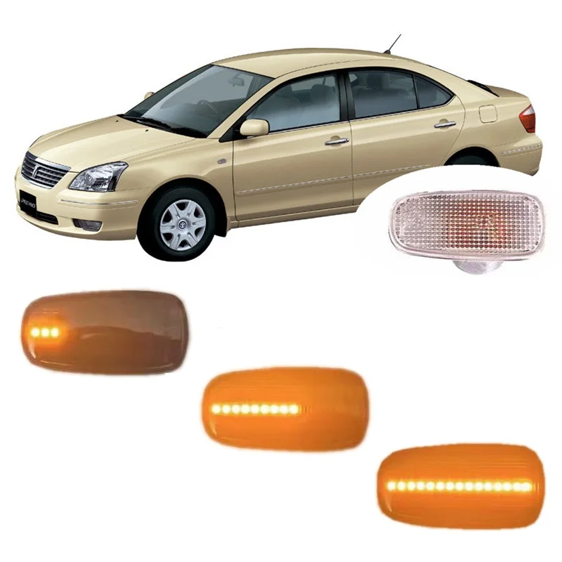 for Toyota Allion Premio T240 2001 2002 2003 2004 2005 2006 2007 Sequential LED Indicator Side Marker Signal Light Lamp