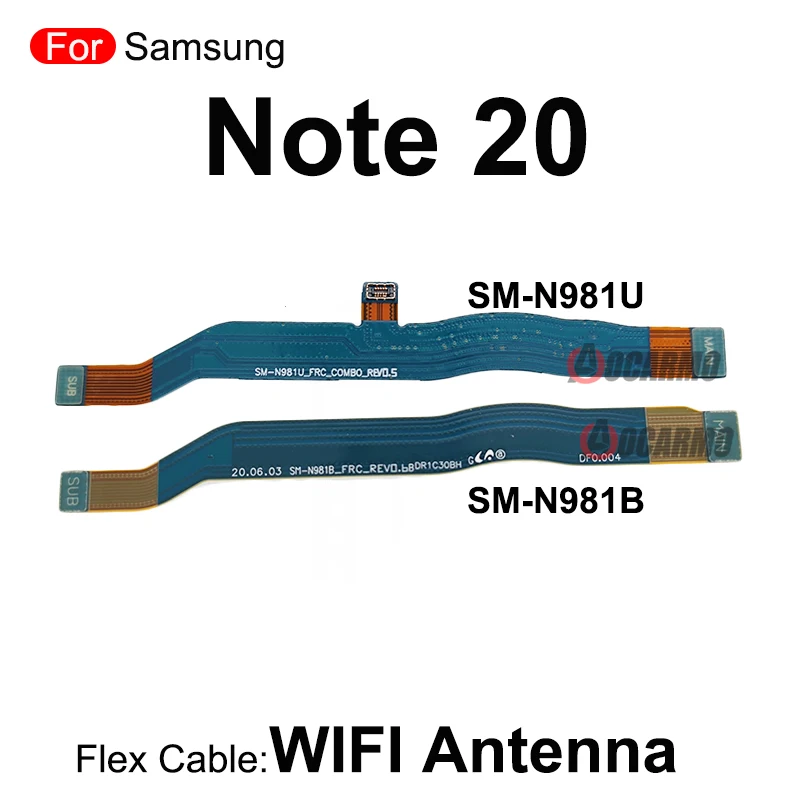 Wi-Fi Signal Antenna Connection MainBoard LCD Flex Cable Replacement Parts For Samsung Galaxy Note 10 Plus 10+ Lite Note20 Ultra