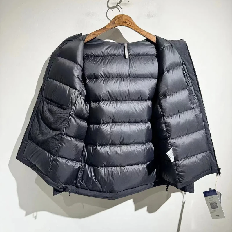 24AW D nueva chaqueta de plumón de fibra impermeable para hombres chaquetas de invierno acolchadas para hombres chaquetas de invierno para hombres acolchadas ligeras