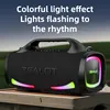 Bluetooth ZEALOT-S79を搭載したポータブルパーティースピーカー,24時間の自律性を備えたポータブルキャンプスピーカー,5.2 4