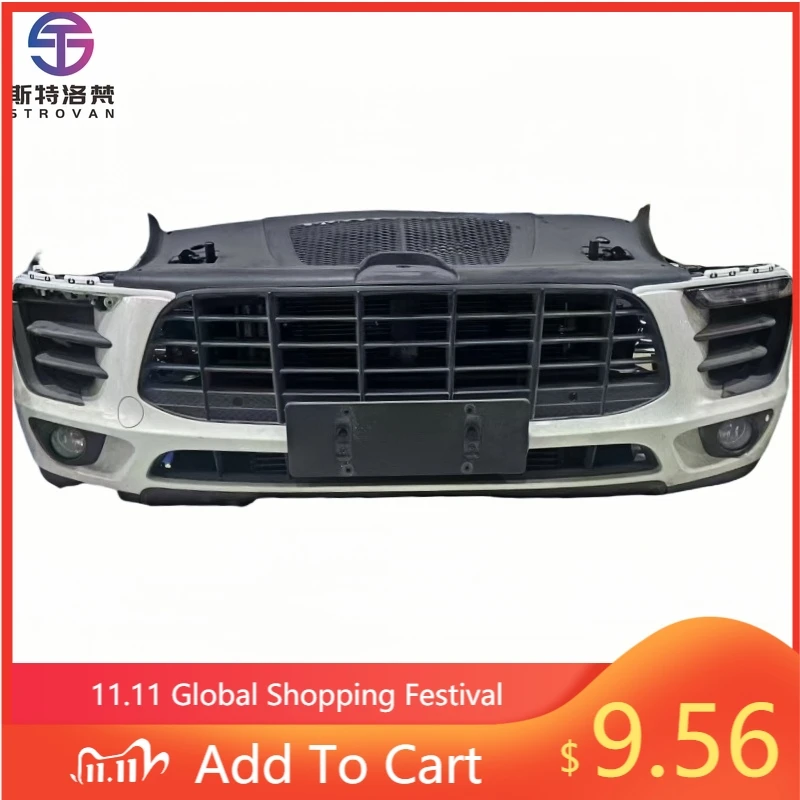 

Deren High QualityUsed FrontBumper Bodykit for Porsches Macans PickupTruck ABS Plastic withFog LightCut-OutsRear PositionUpgrade