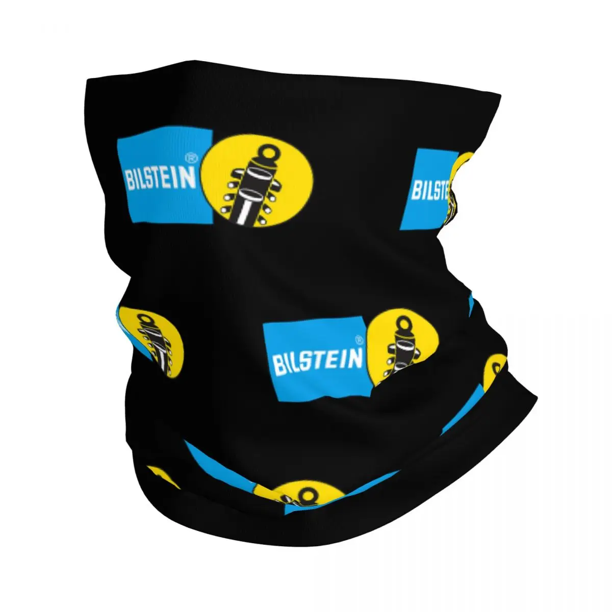 Bilsteins Racing Car Shock Bandana Neck Cover Printed Retrofit Garage Wrap Scarf Warm Cycling Scarf Fishing Unisex Windproof