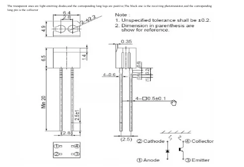 10 Stück RPR220 Reflektierender Sensor Fotoelektrischer Schalter Reflektierender Optokoppler Sensor Infrarot-Fotoelektrischer Schalter – Detail 4