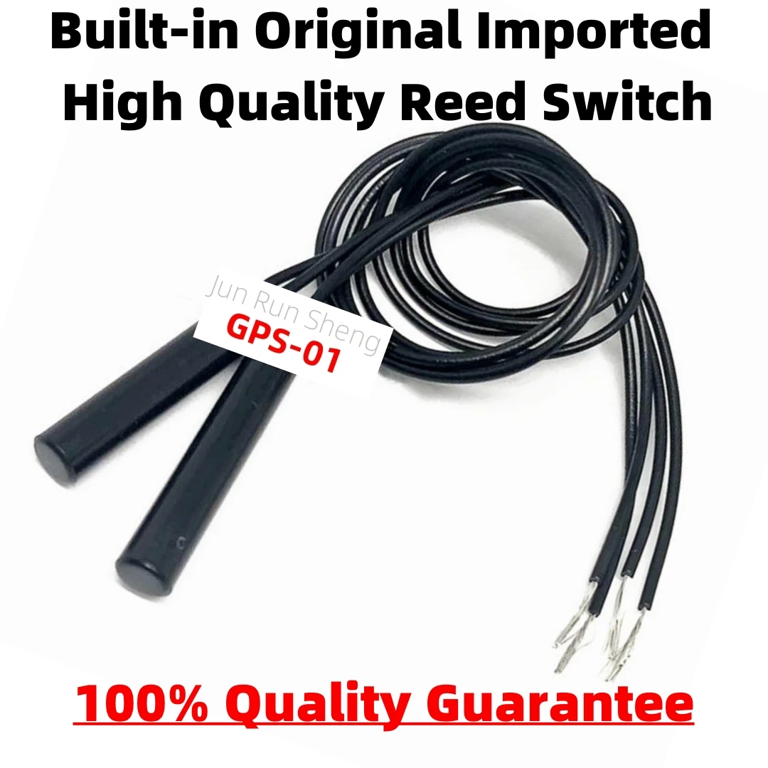 5PCS GPS-01 Reed Switch 4*18MM 5*15MM 20MM 25MM 6*30MM NO/NC 38MM Normally Open/Closed Magnetic Control Proximity sensor GPS-01B